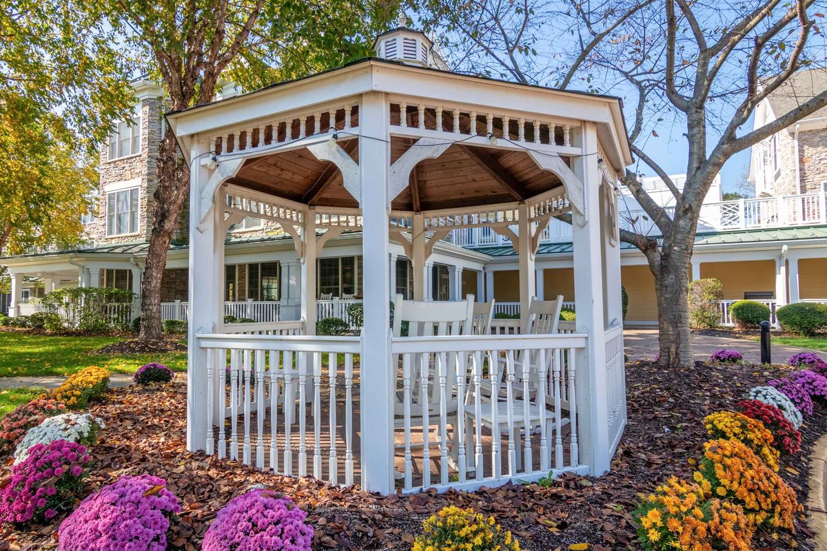 Outdoor Patio at Sunrise of Cresskill