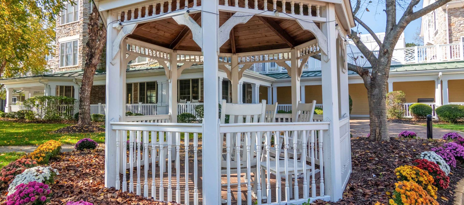 Outdoor Patio at Sunrise of Cresskill