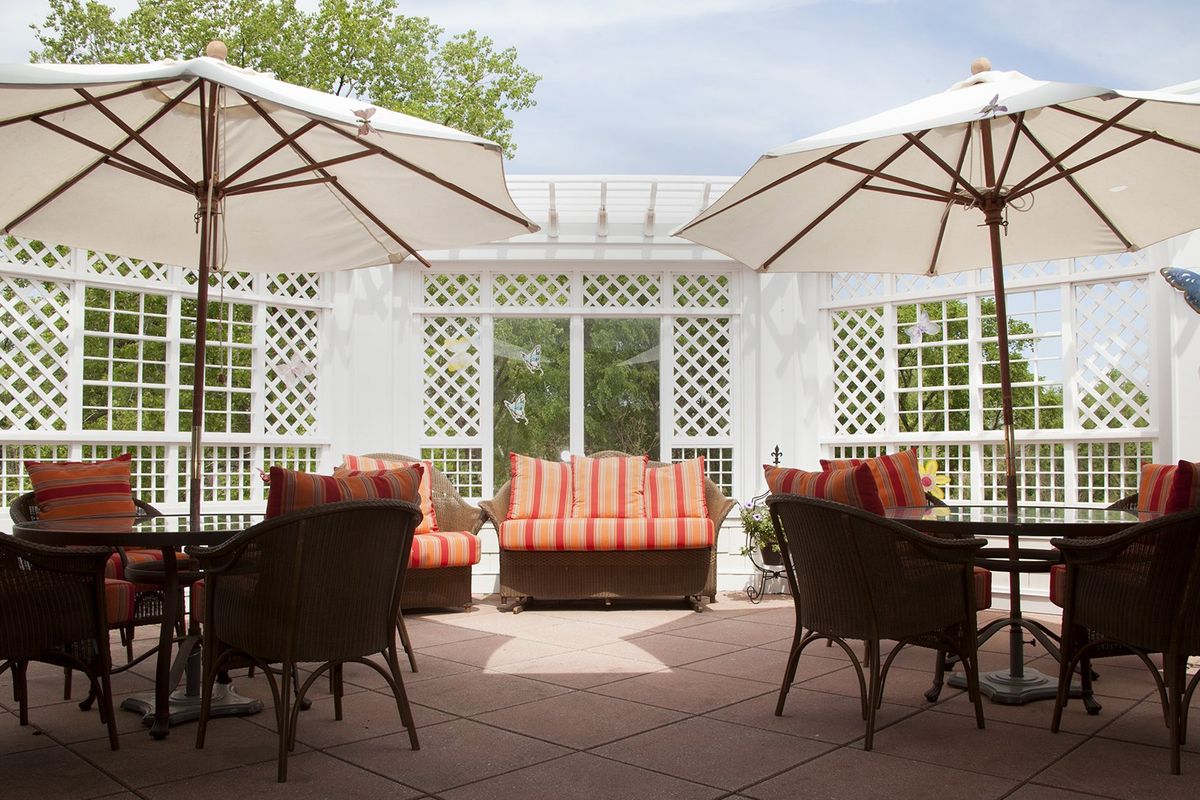 Outdoor Patio at Sunrise of Cresskill