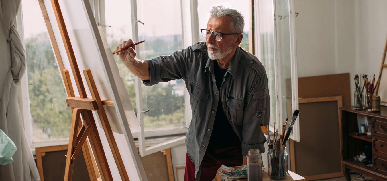 Sunrise resident painting