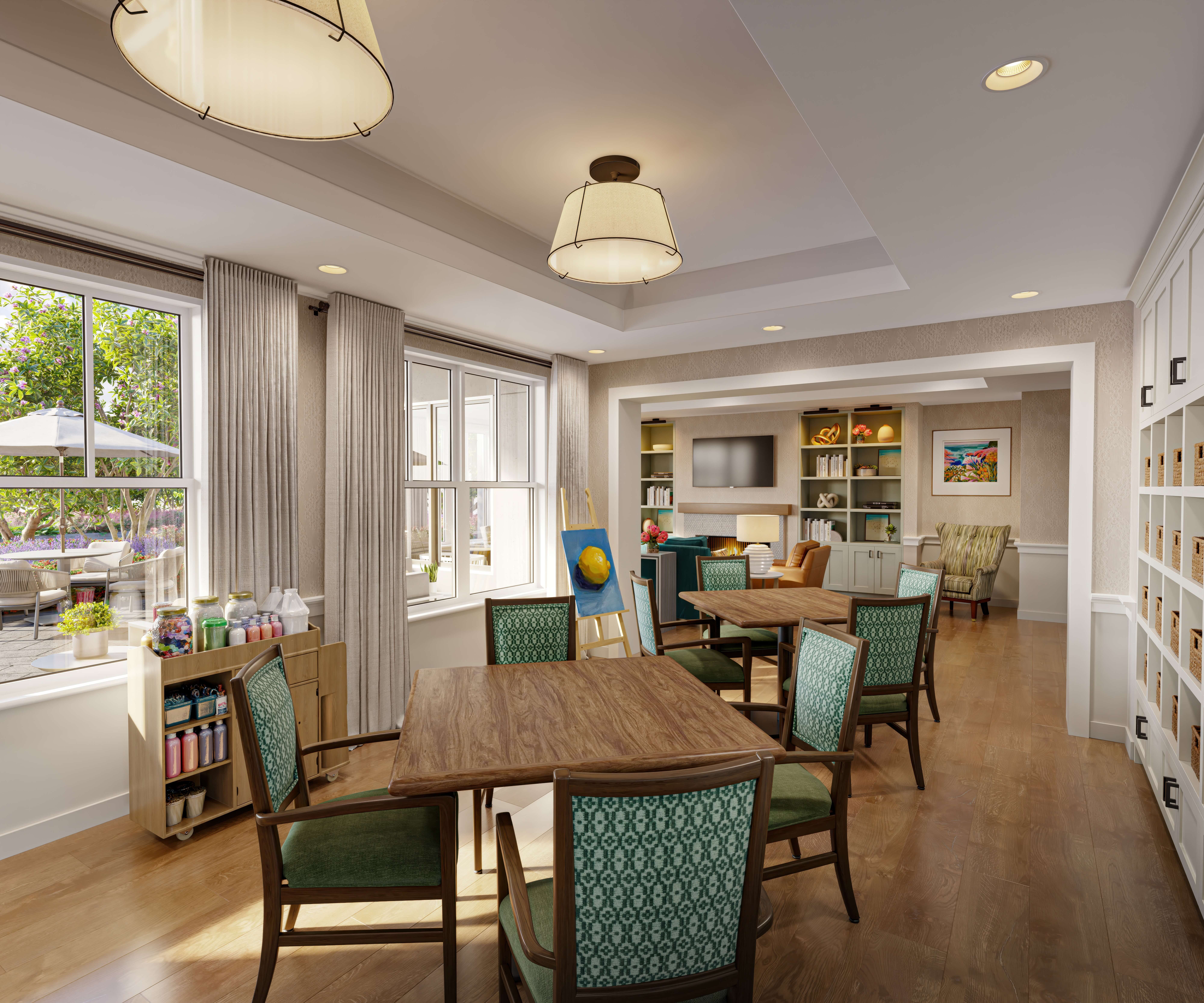 Memory Care Living Room | Sunrise of Long Beach