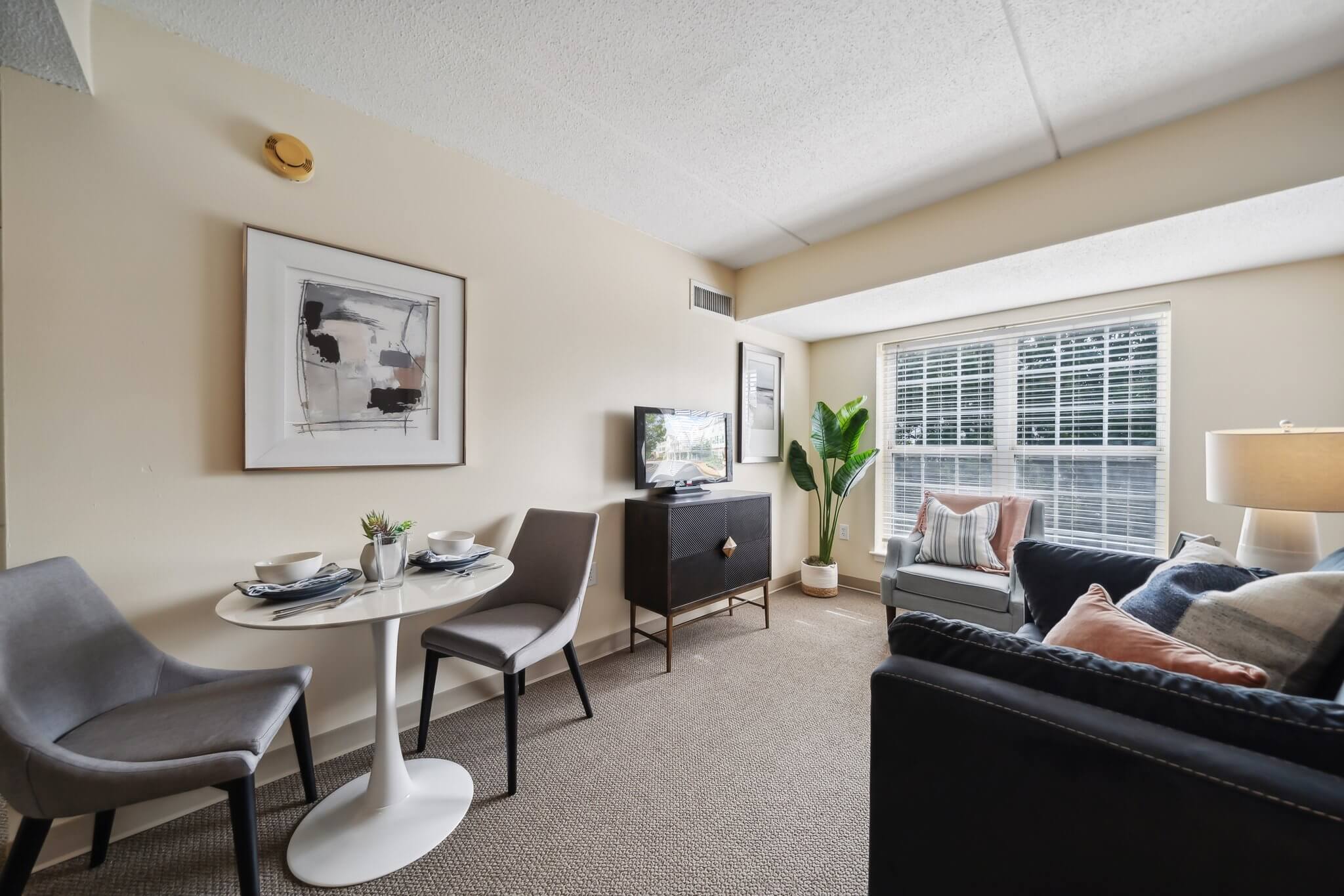 Brighton Gardens of Charlotte | Model Living Room