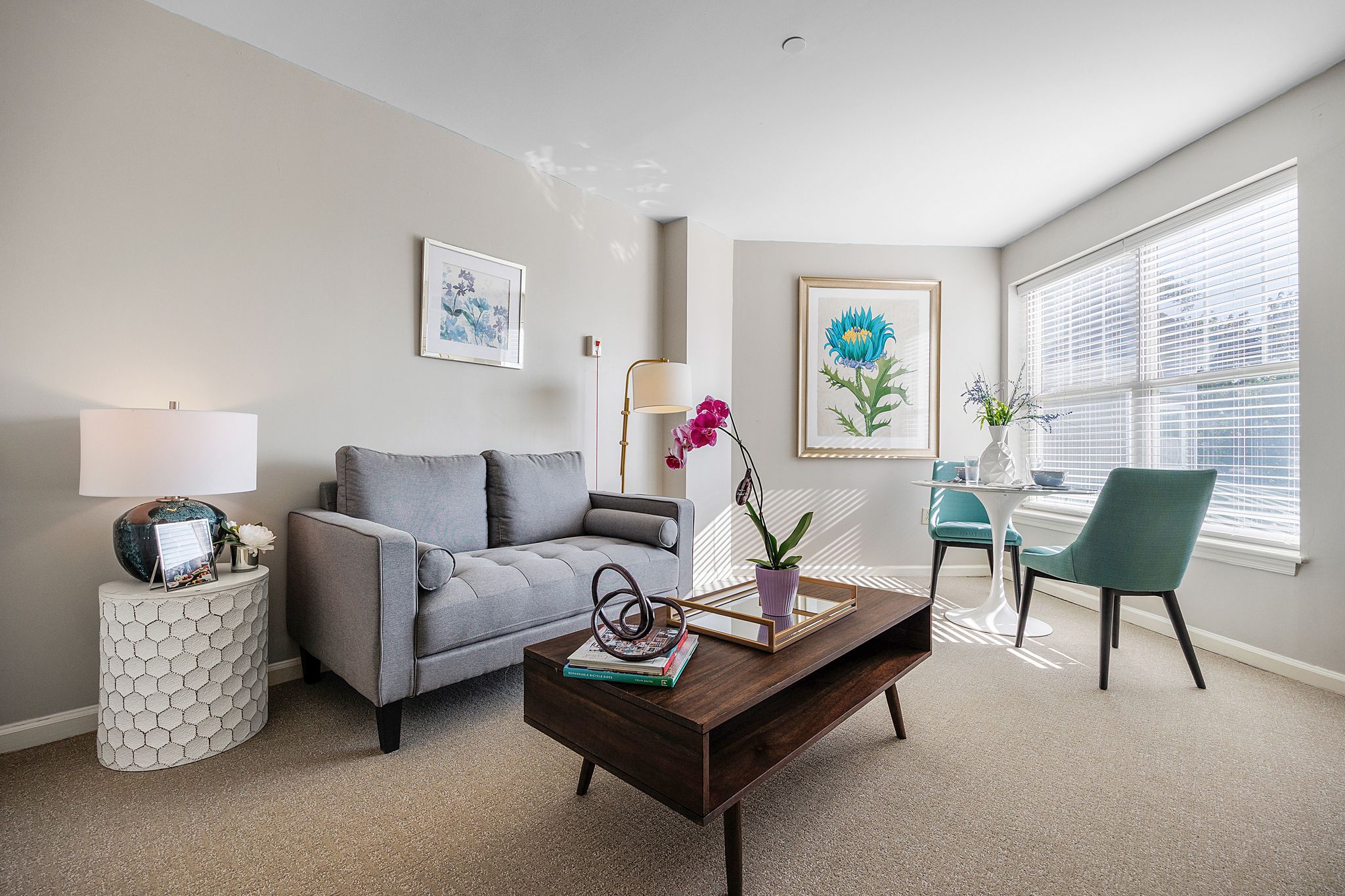 Model Living Room | Sunrise at Fleetwood 