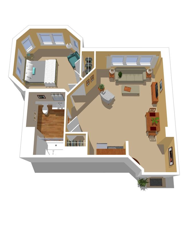 Sunrise of Beverly Hills, Turret suite