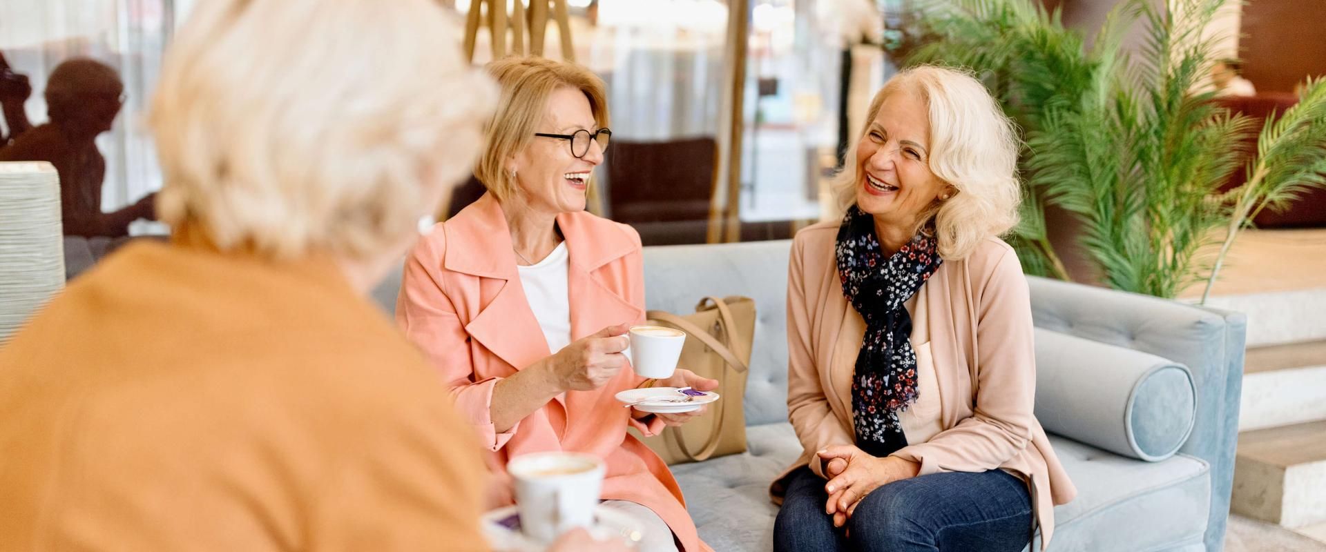 Group Enjoying Coffee