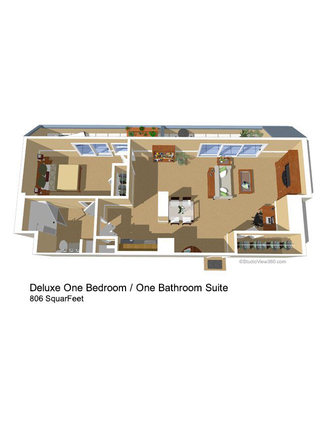 Sunrise of Bethesda, 1 bedroom deluxe