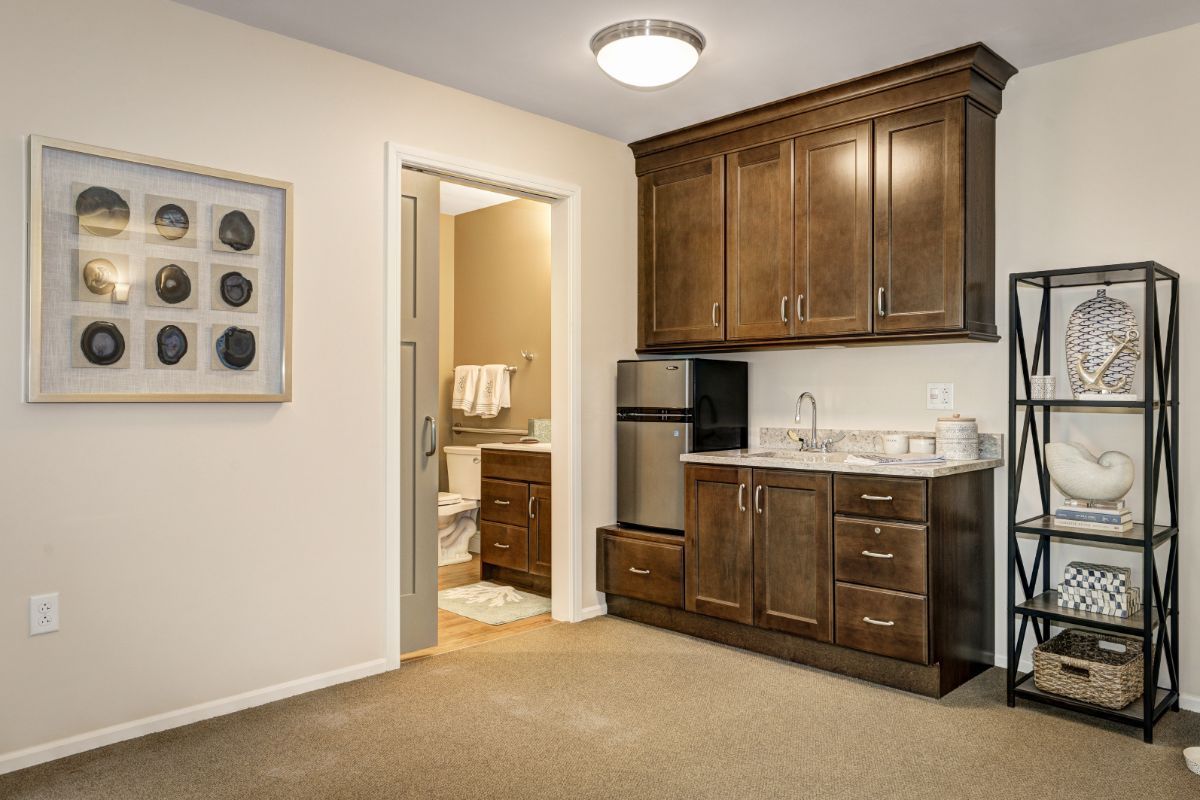 Sunrise of Summit One Bedroom Kitchen Area