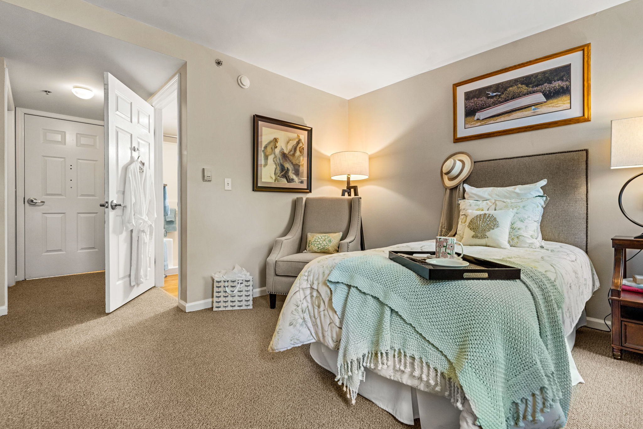 Sunrise of Plymouth Beach | Model Bedroom