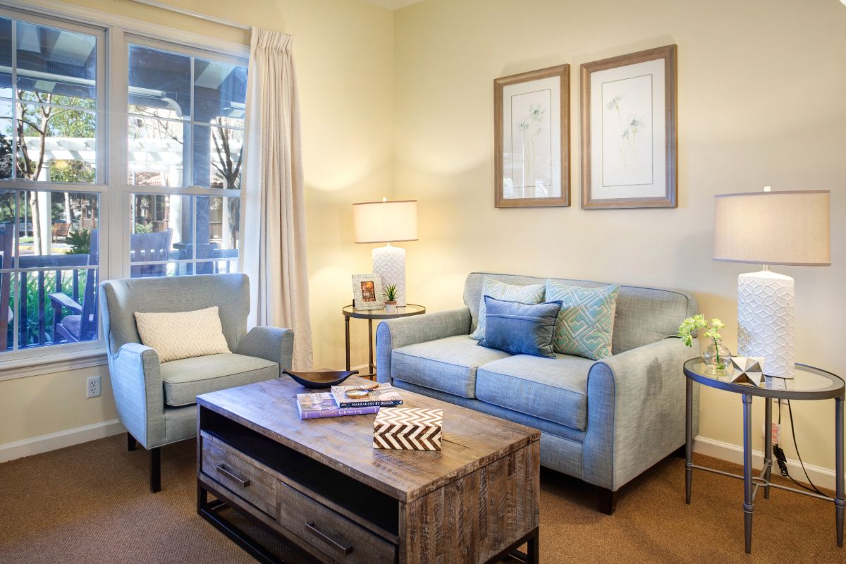 Sunrise of Westlake Village | Model Suite Living Room