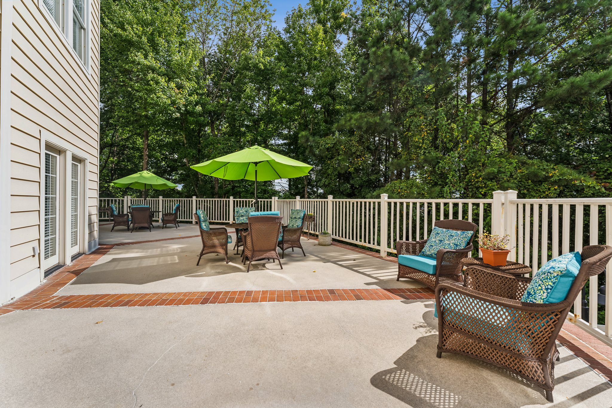 Back Patio | Sunrise of Raleigh