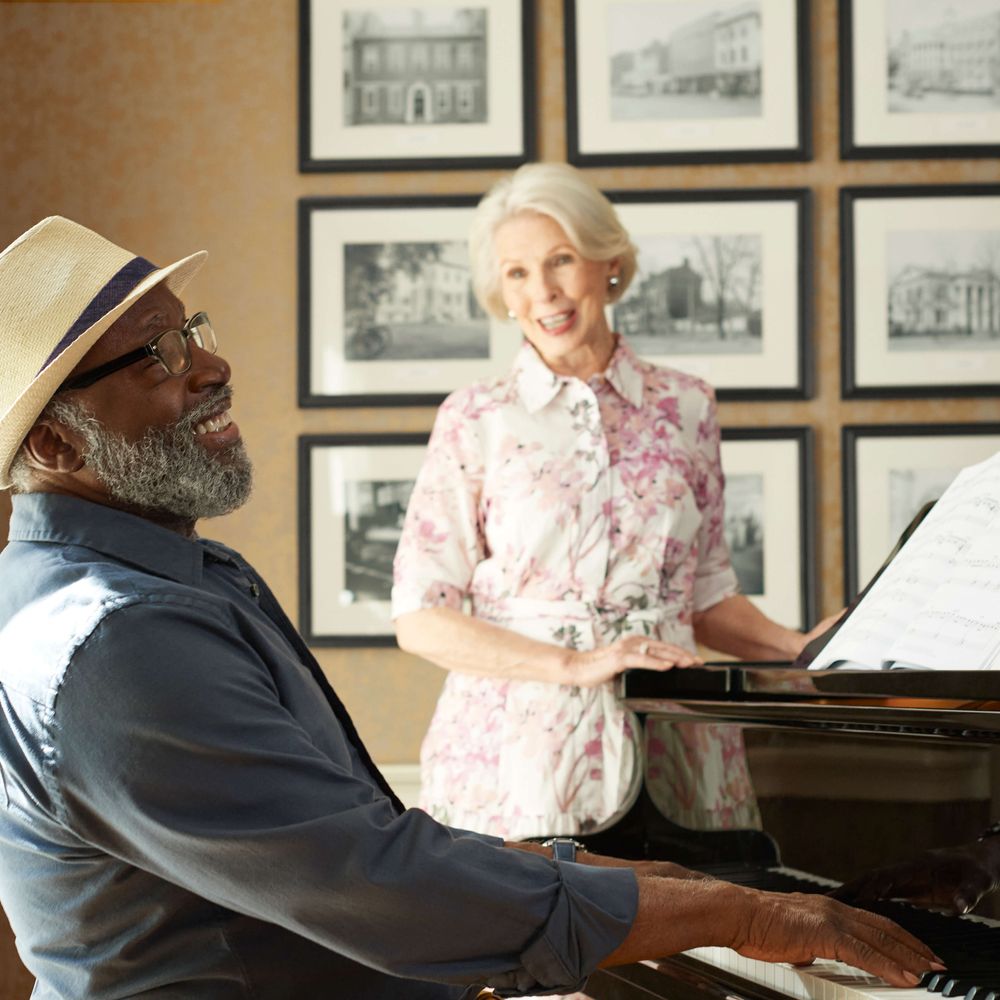 Residents Playing Piano