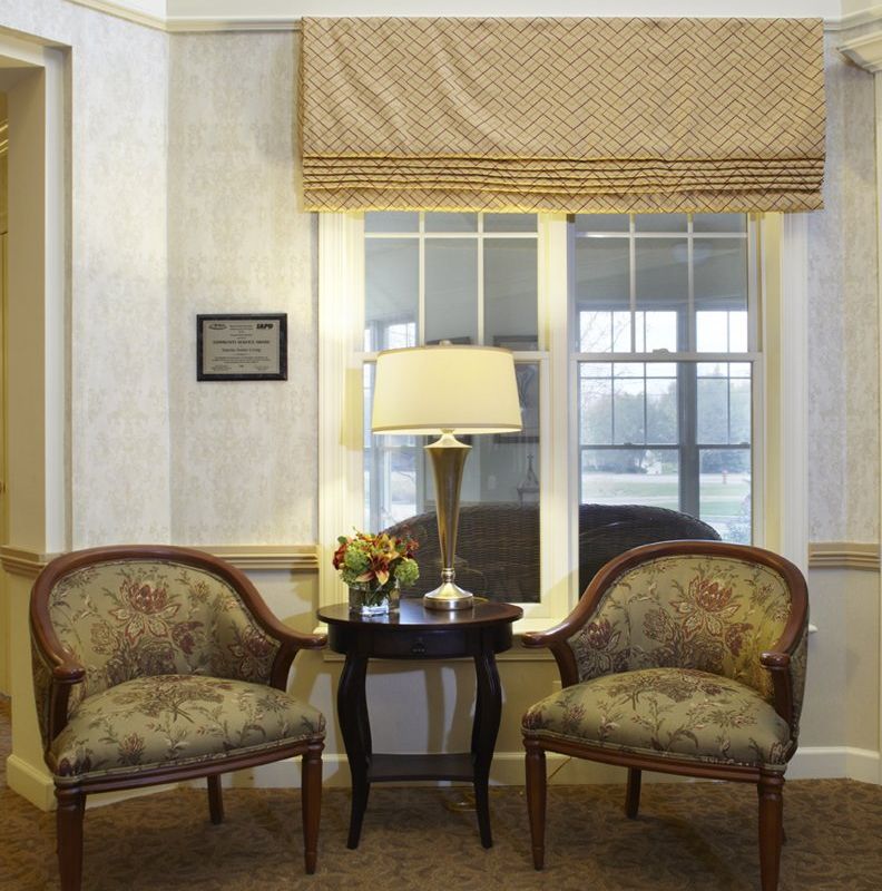 Sitting Area at Sunrise of Gurnee
