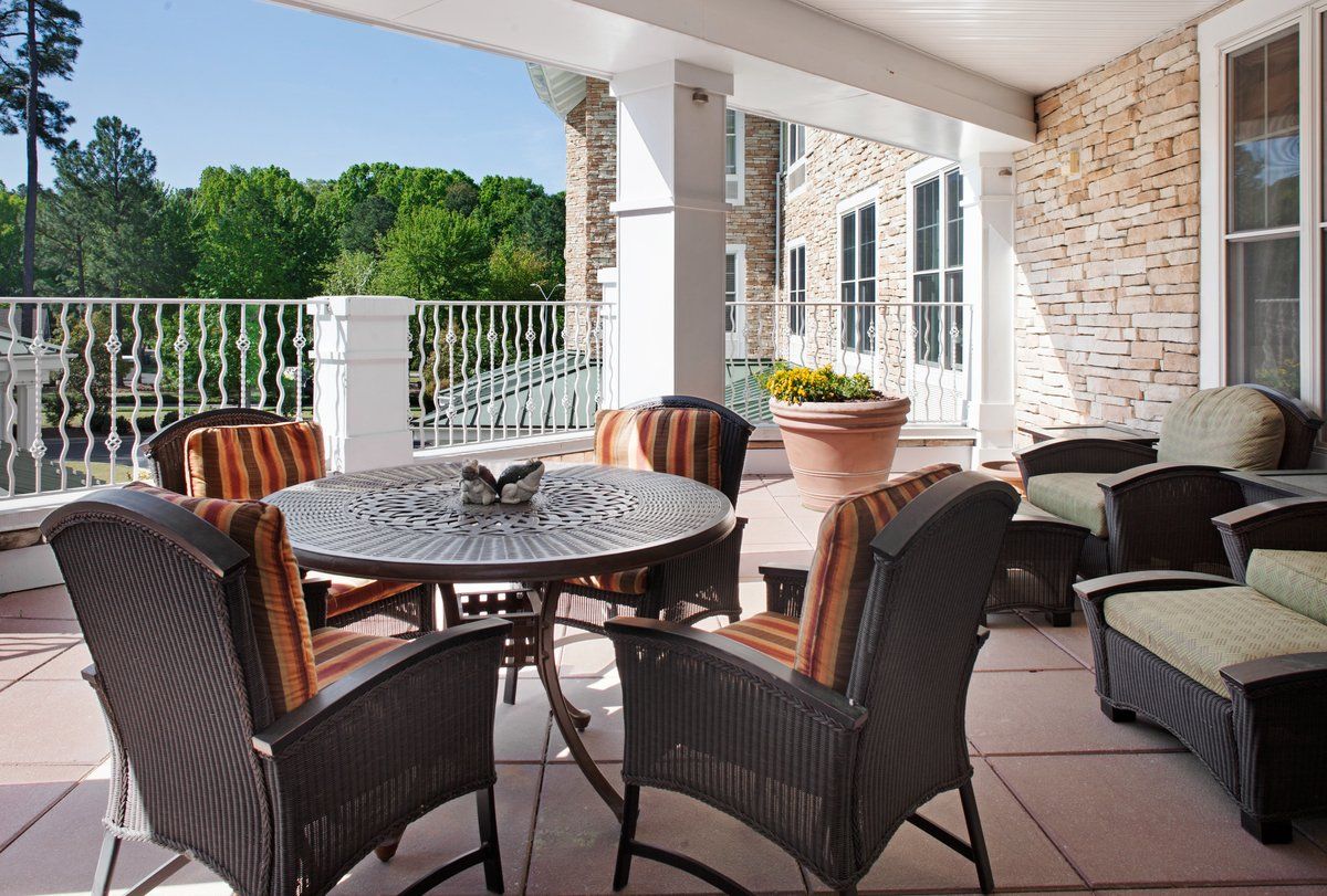 Covered Porch, Sunrise of Cary