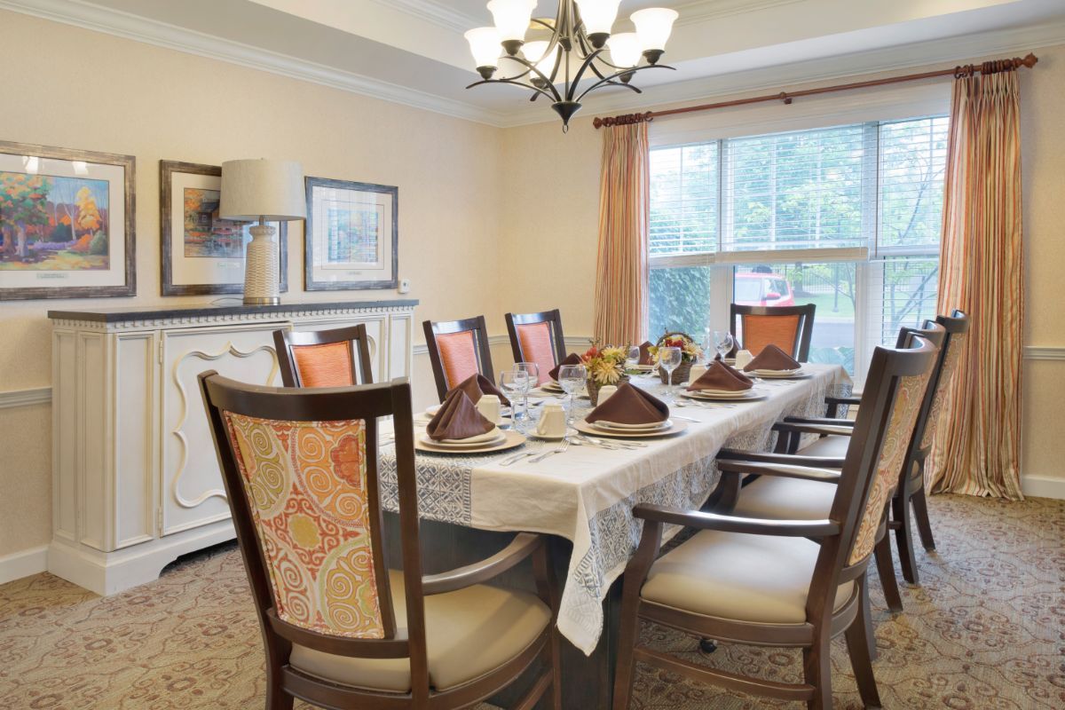 Private Dining Room, Sunrise of Richmond Hill
