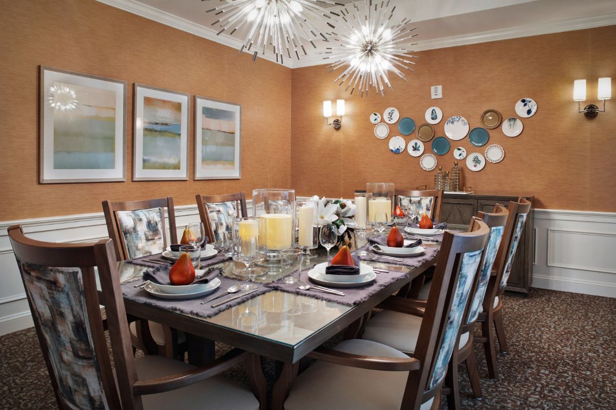 Sunrise of Fairfax Private Dining Room