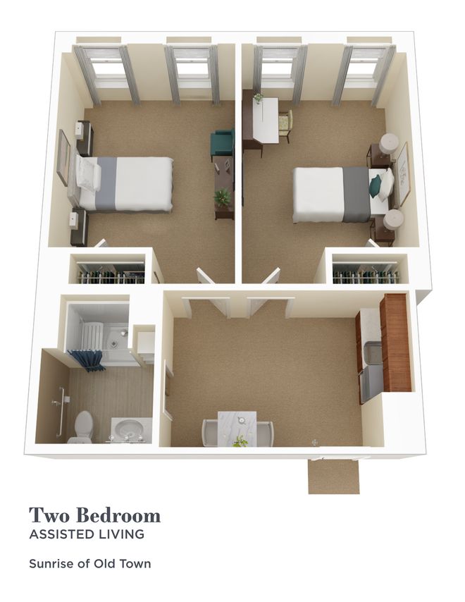 2 bedroom