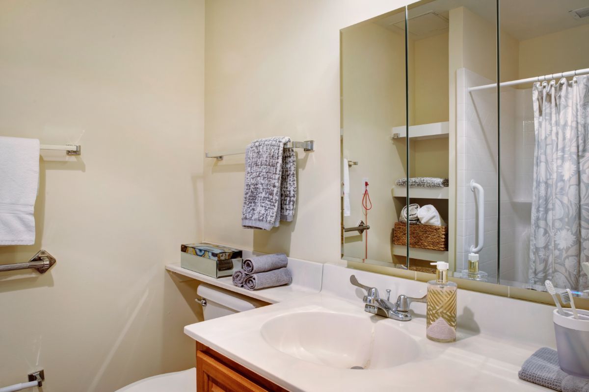 Sunrise of Arlington Suite Bathroom