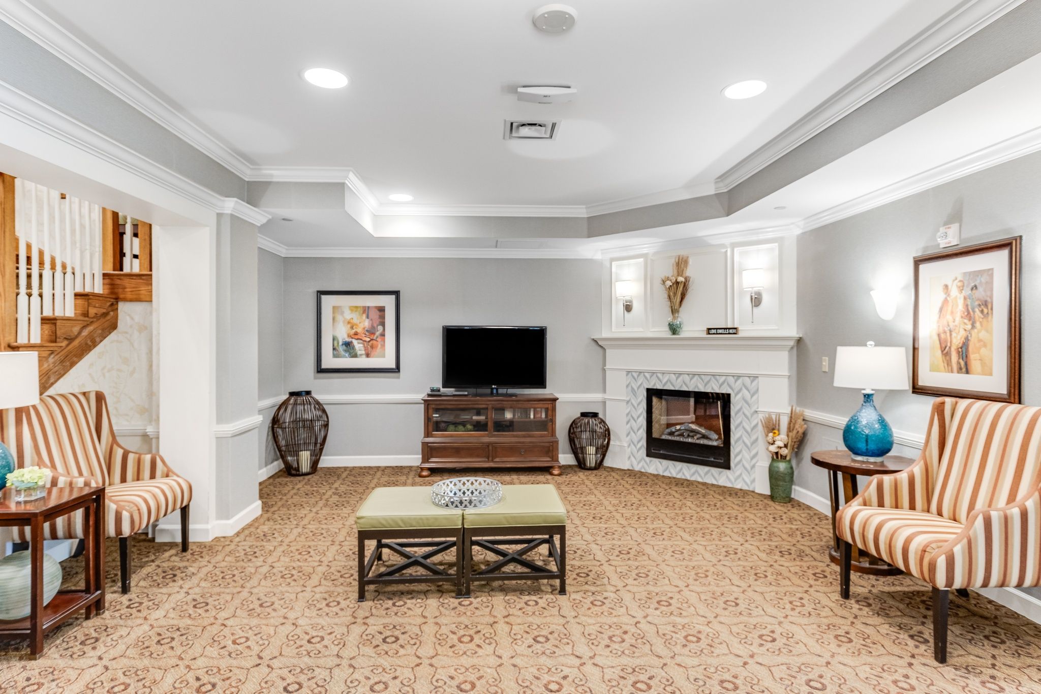 Living Room I Sunrise of Des Peres