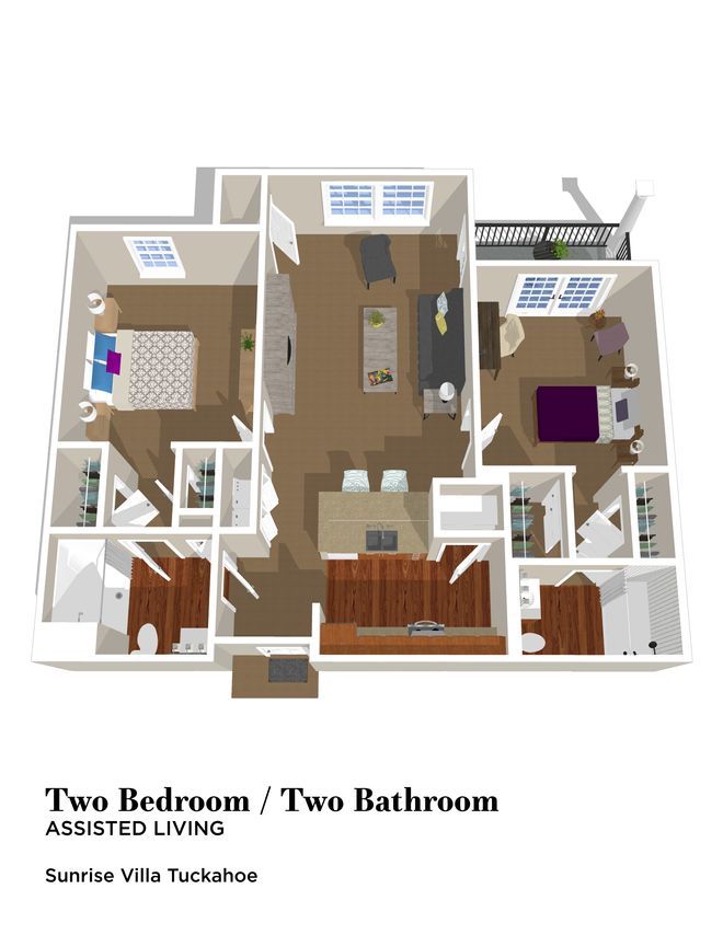 2 bedroom 2 bathroom