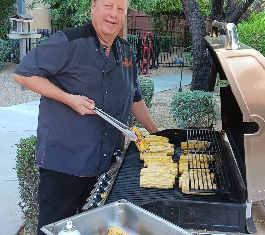 chef bob grilling