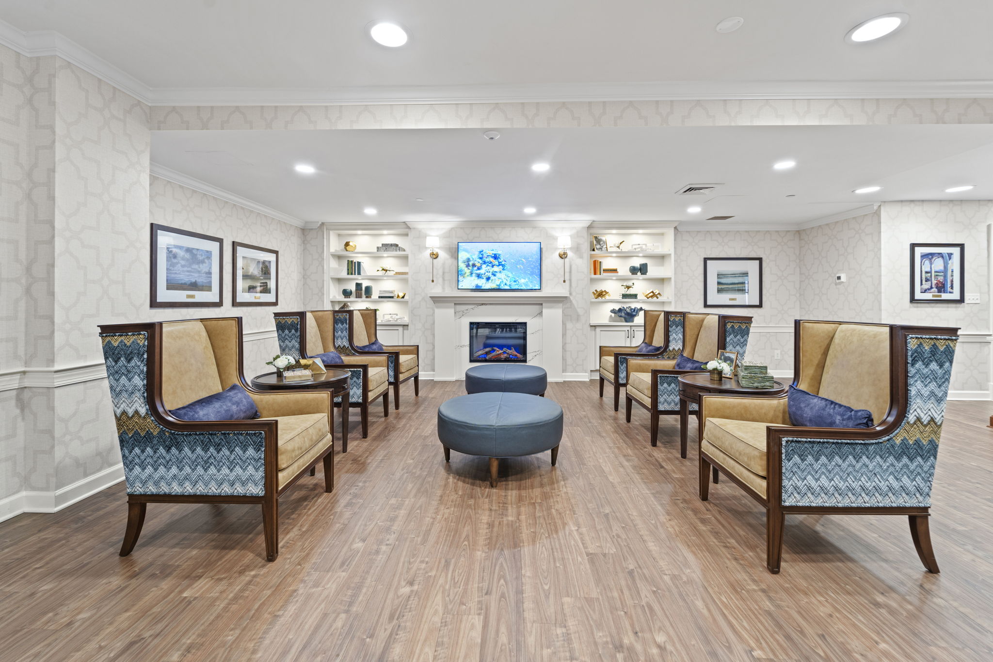 Living Area | Sunrise of Falls Church 