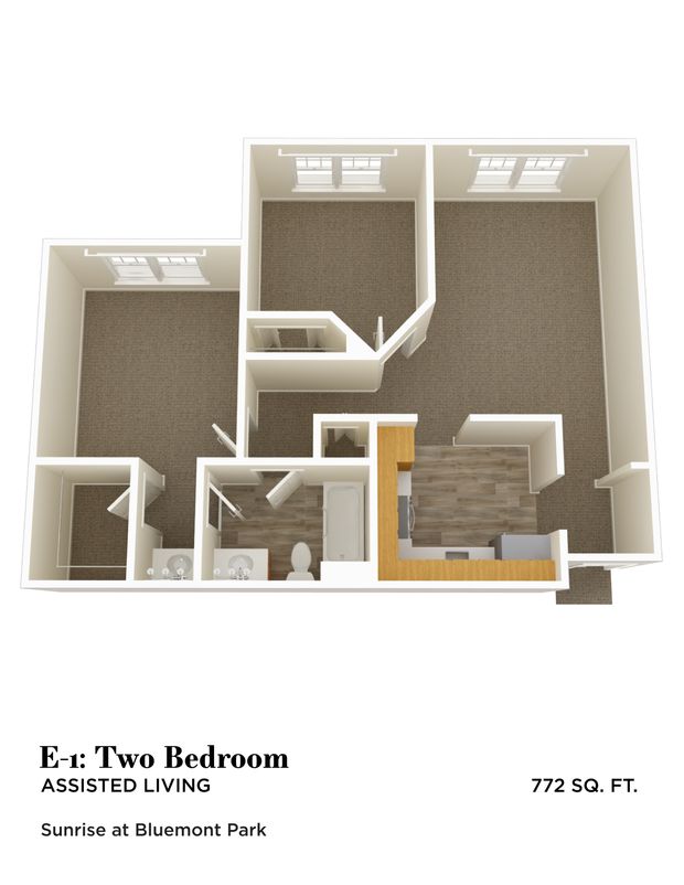 Sunrise at Bluemont Park Two Bedroom Assisted Living