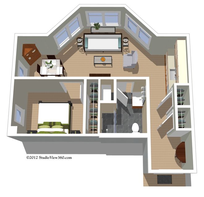 1 bedroom