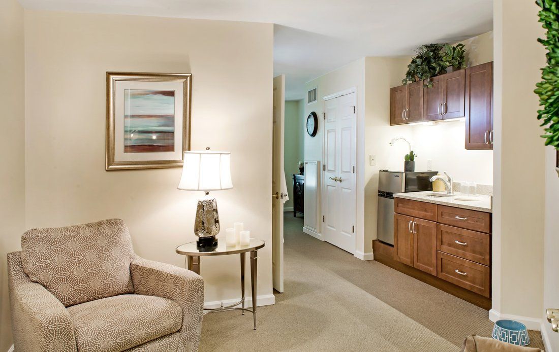 Assisted Living - Model Living Room