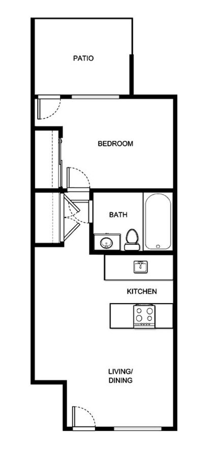 The Courtyard At Lakewood | One Bedroom
