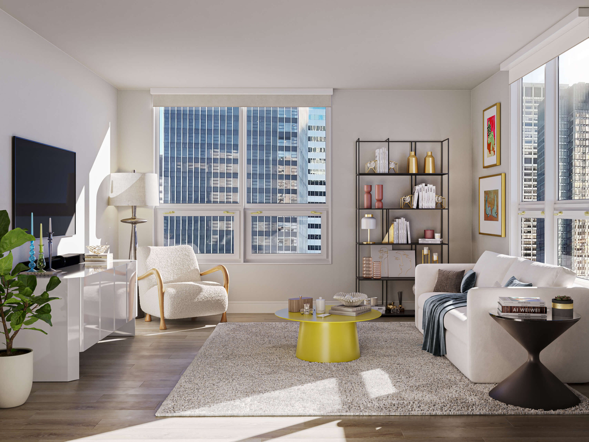 living room rendering