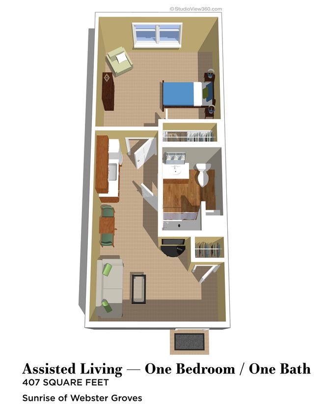 1 bedroom