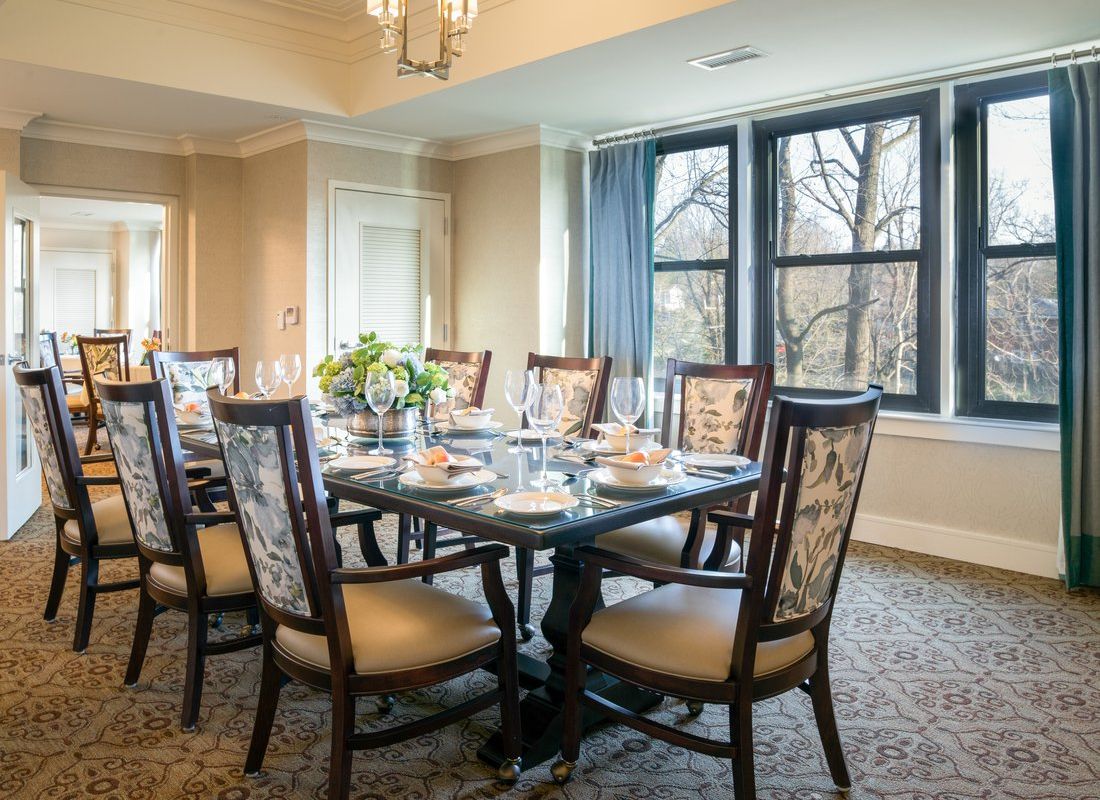 Sunrise of Chevy Chase Private Dining Room