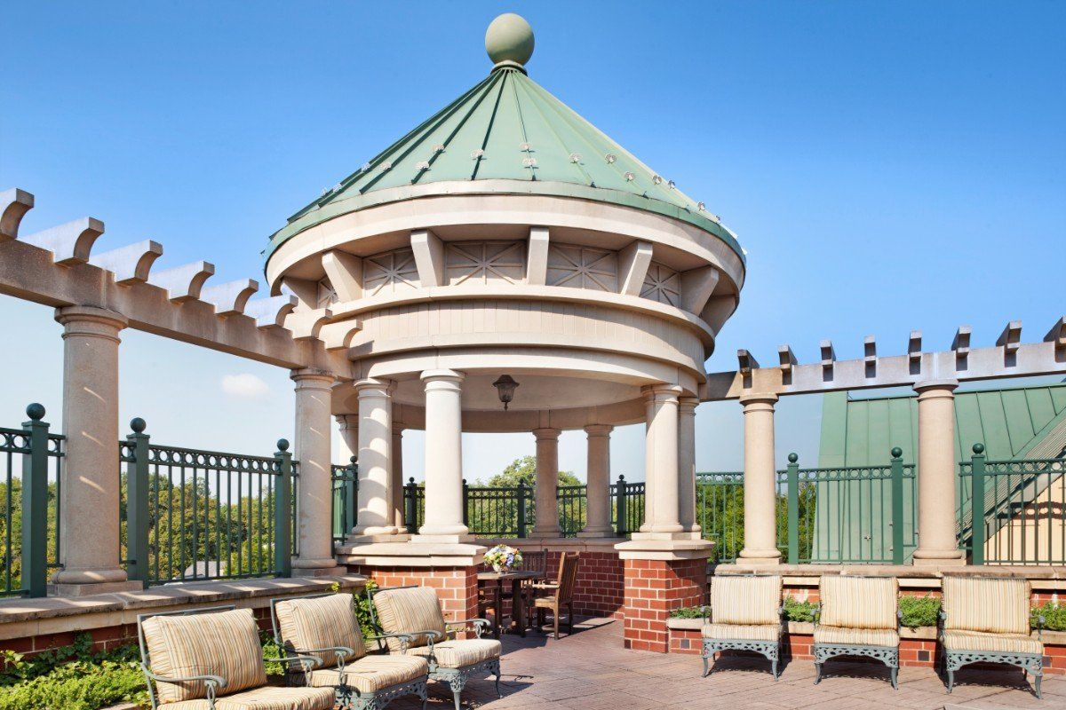 Outdoor Patio at Sunrise on Connecticut Avenue