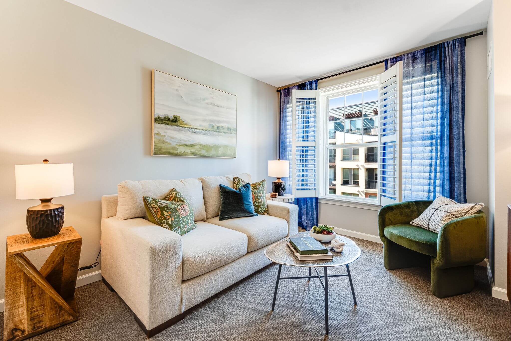 Sunrise at Cherry Creek | Model Suite Living Room