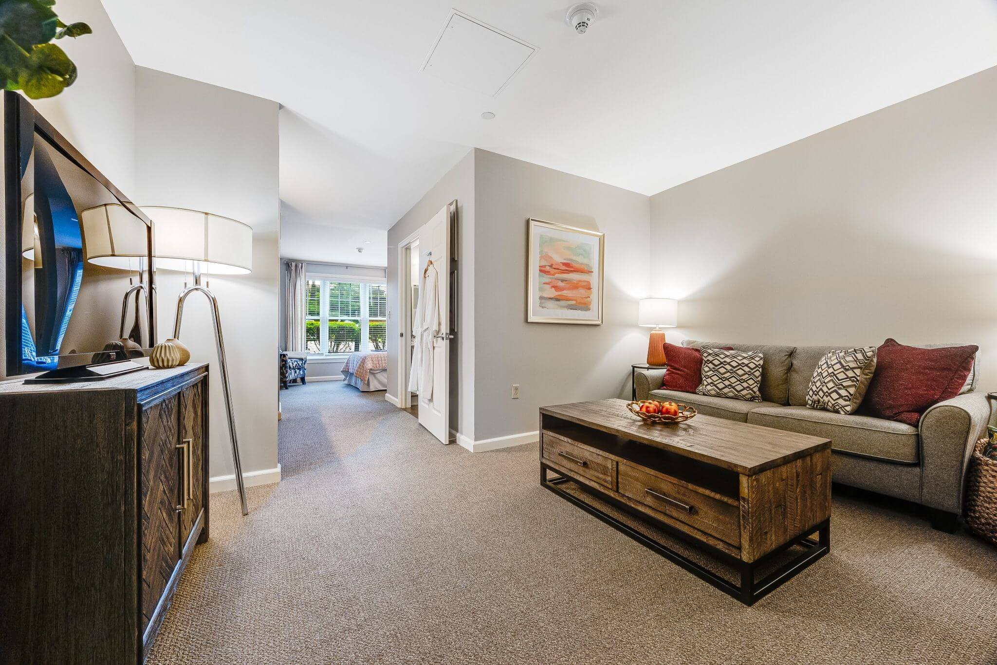 Model Living Room | Sunrise of Glen Cove