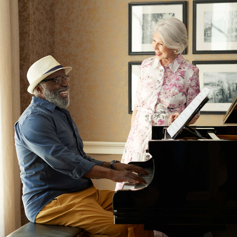 Residents Playing Piano