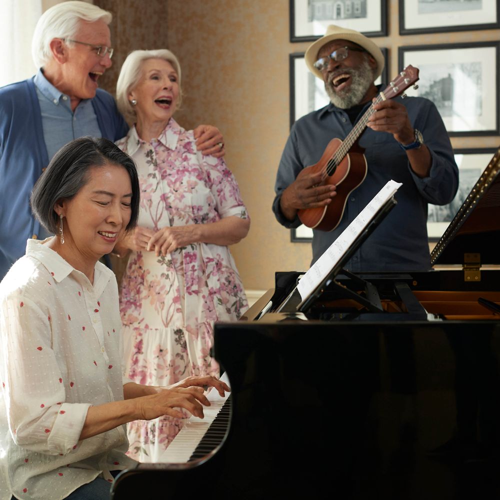 Residents Playing Piano