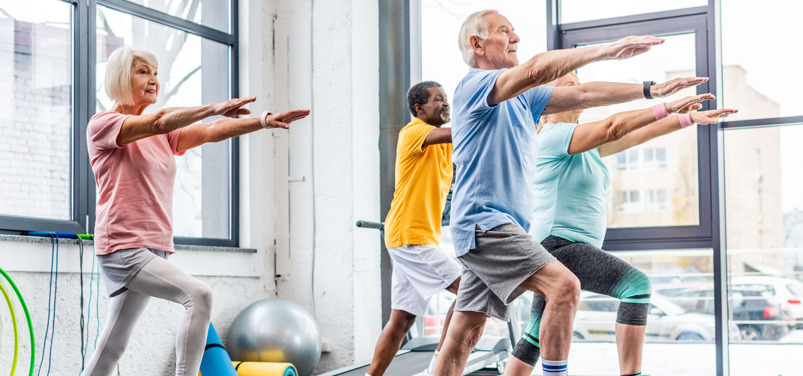 Group exercises best sale for seniors