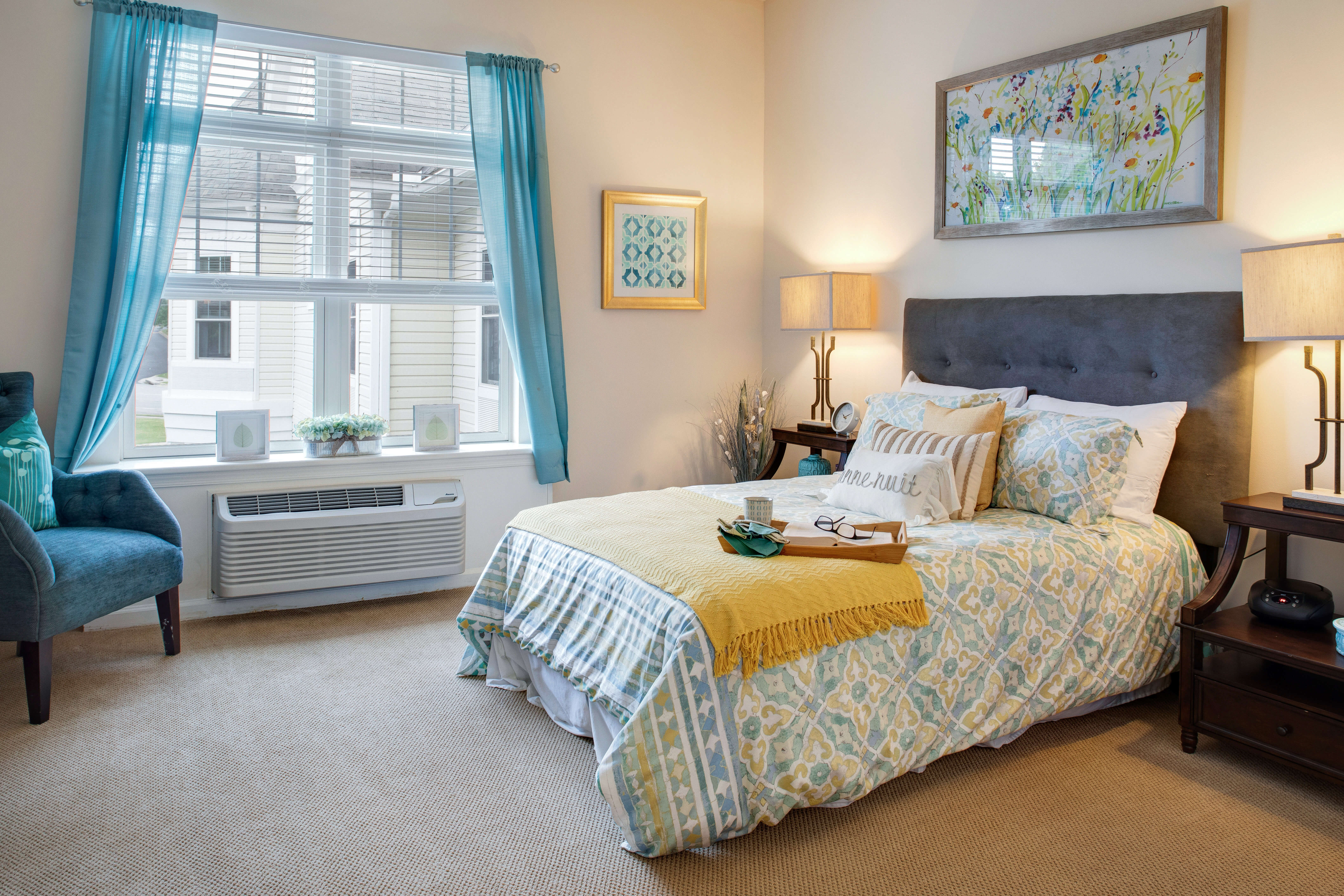 Model Suite Bedroom | Sunrise at Five Forks