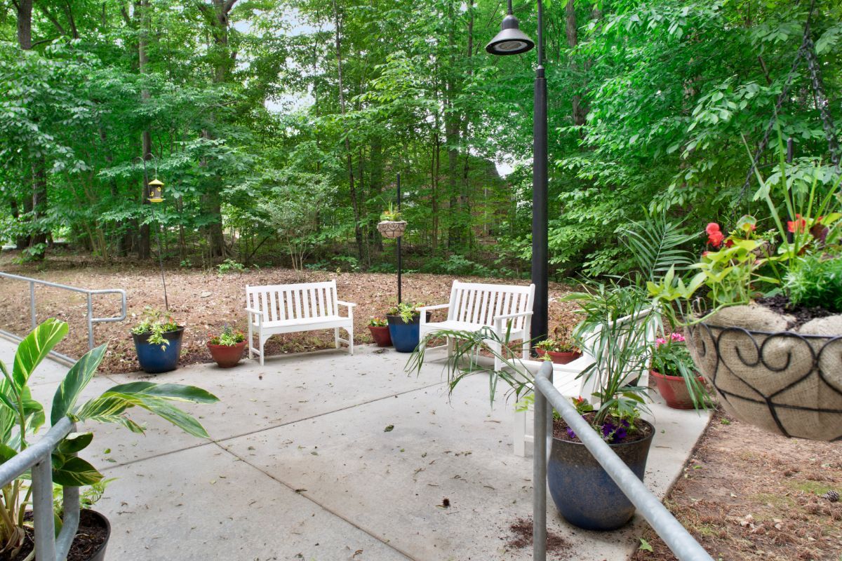 Outdoor Sitting Area, Sunrise of Raleigh