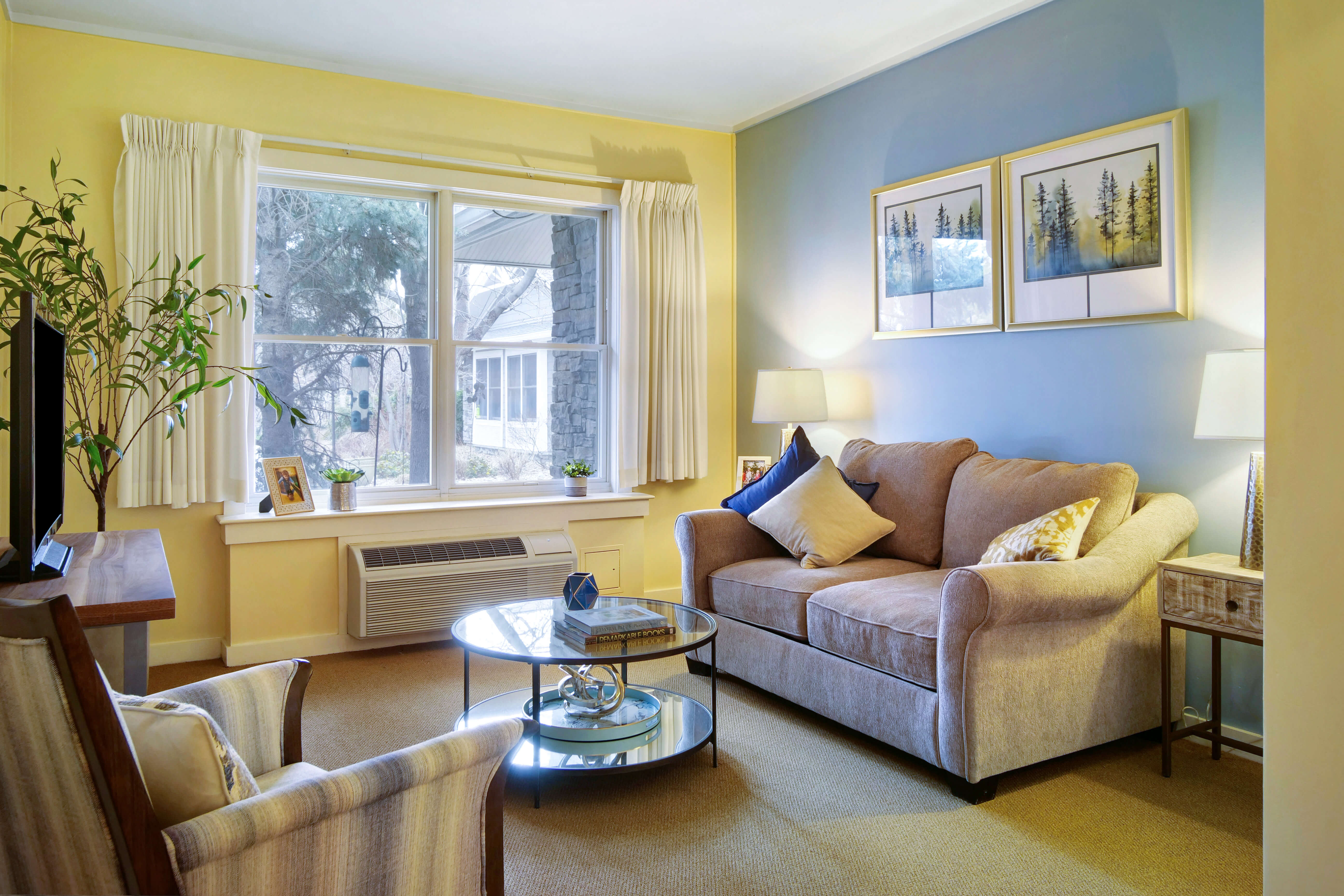 Sunrise of Westminster | Model Suite Living Room