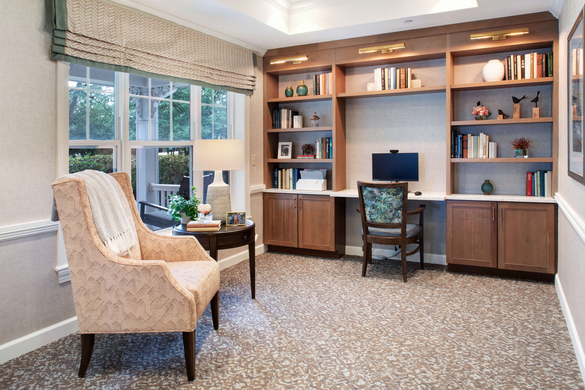 Library | Sunrise of Bloomingdale