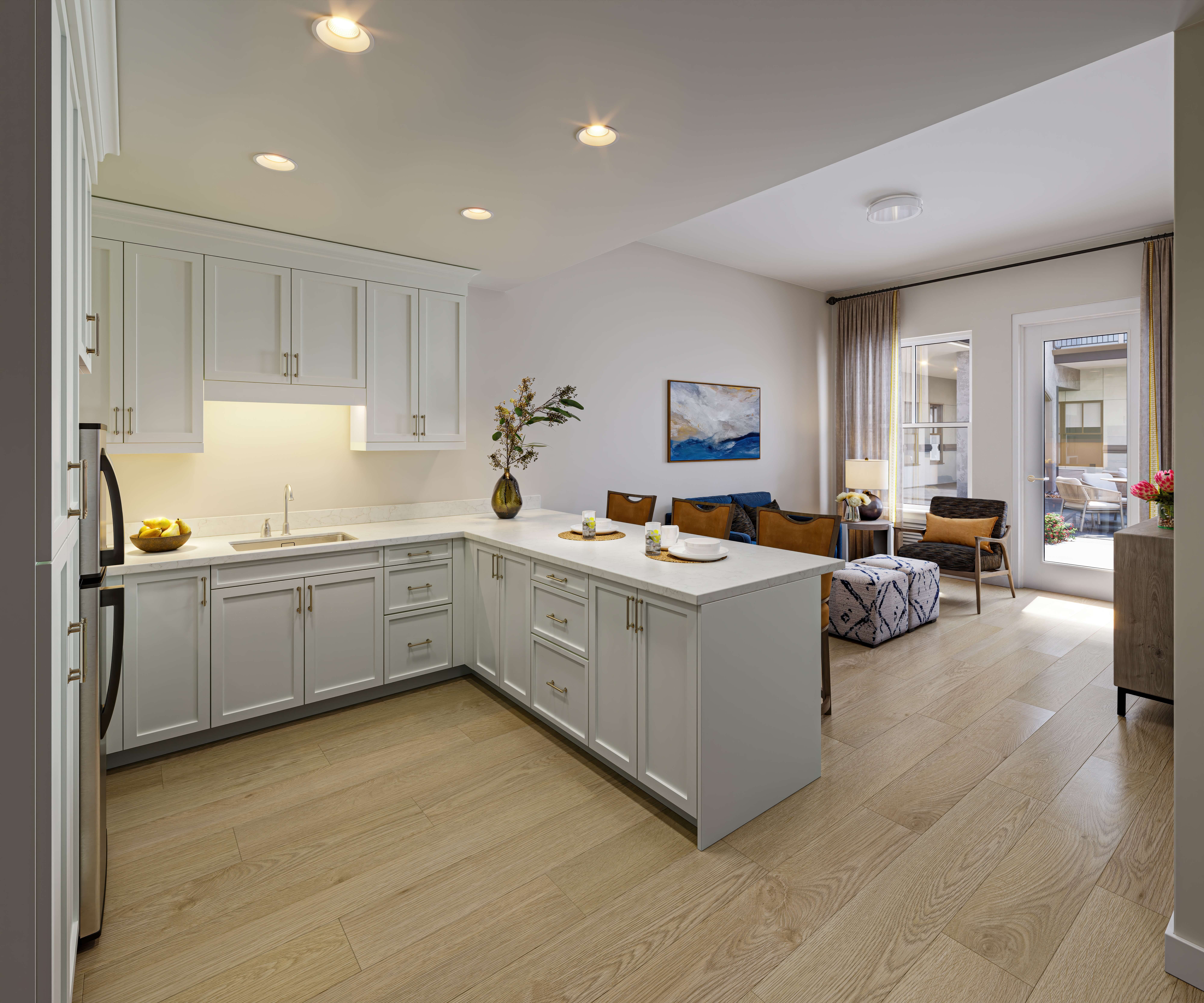Suite Kitchen | Sunrise of Long Beach