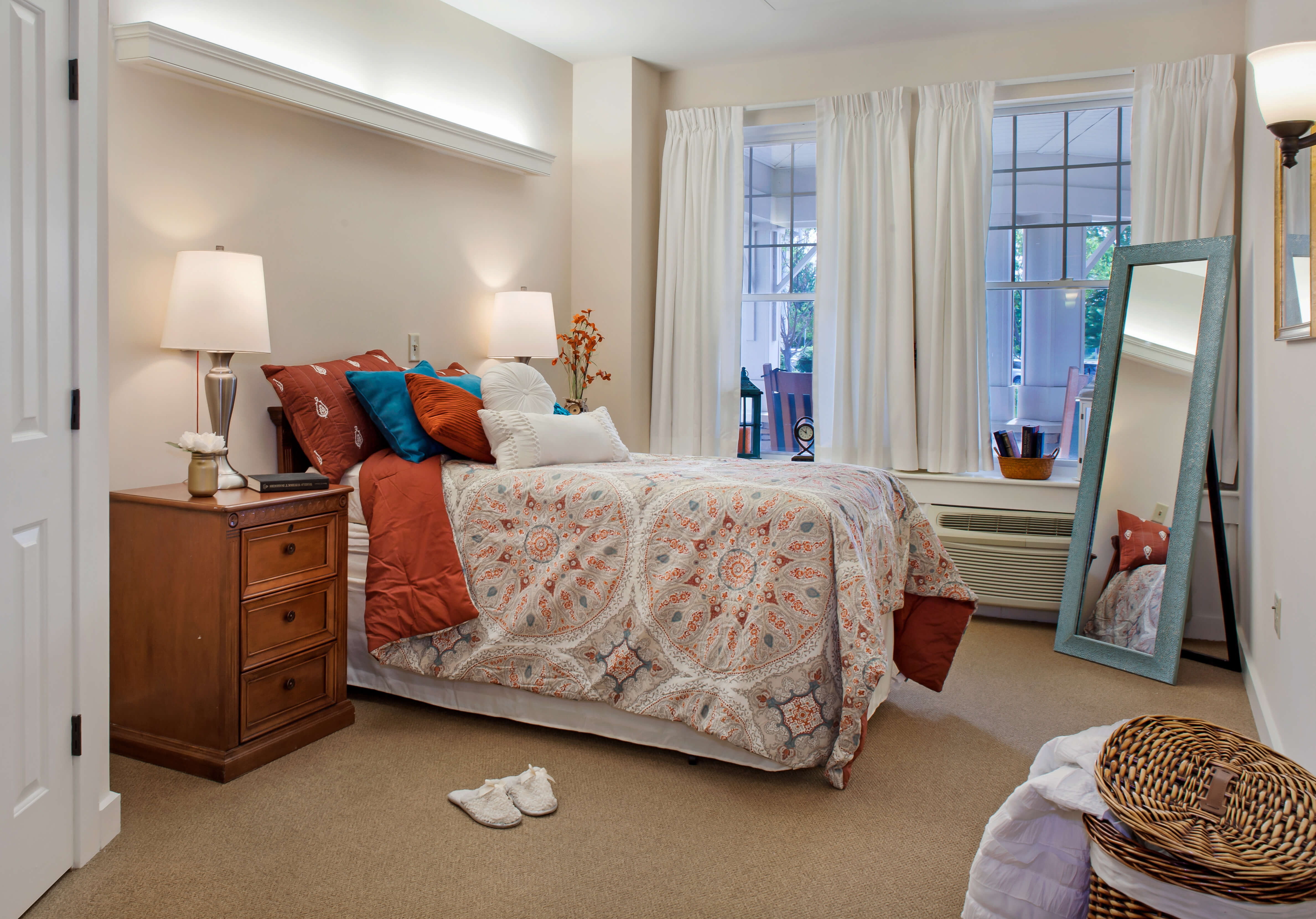 Sunrise of Overland Park | Model Suite Bedroom