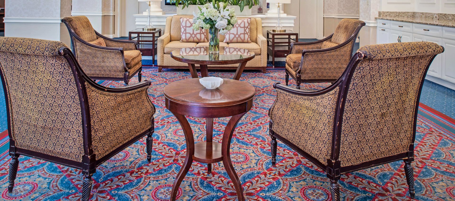 The Jefferson I sitting area
