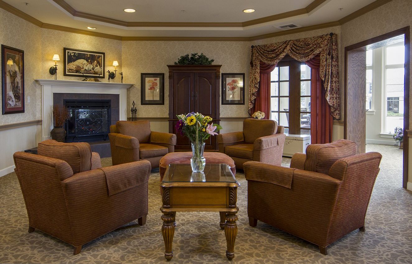 Living Room at Sunrise of La Jolla