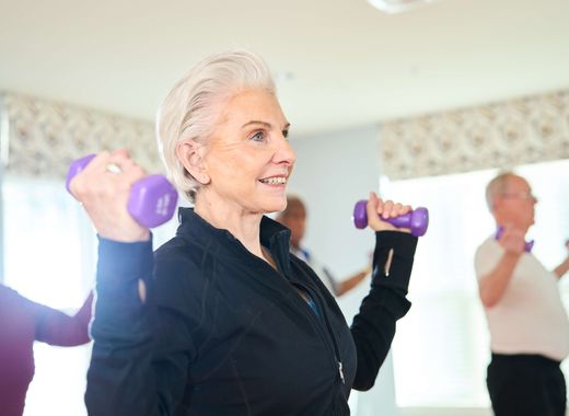 Active Residents in Fitness Class