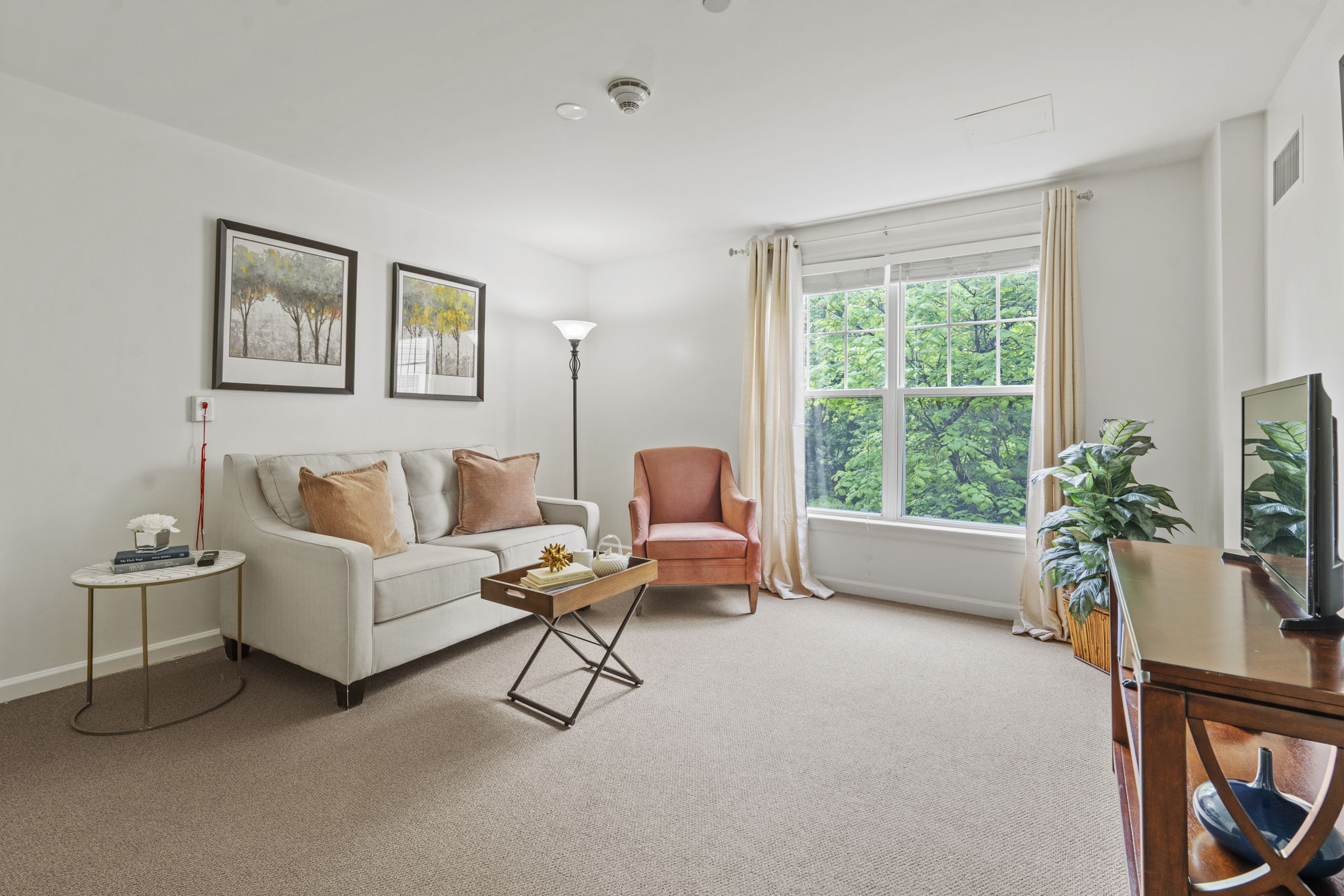 Suite Living Room | Sunrise of Hunter Mill