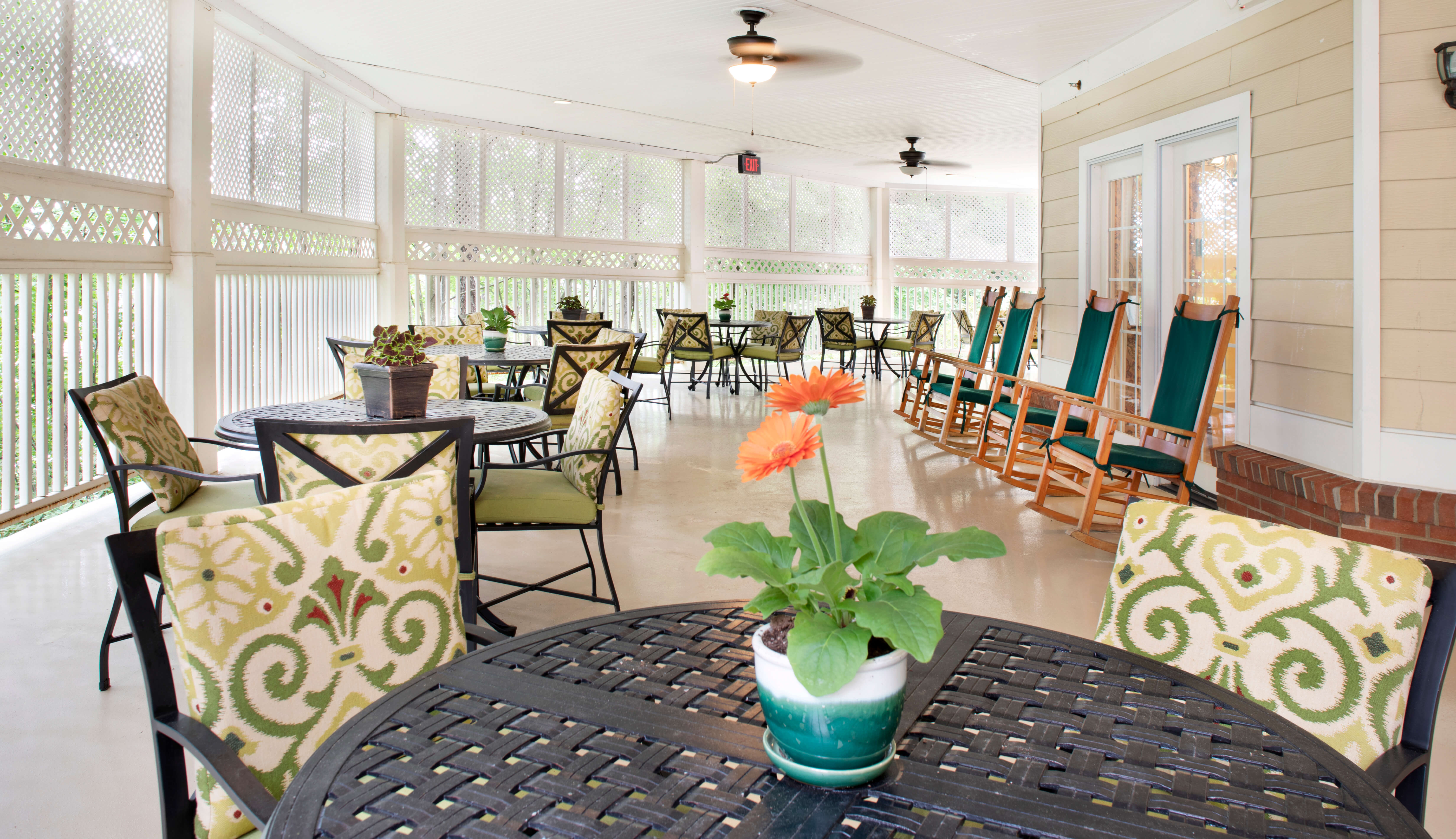 Patio | Sunrise of Raleigh