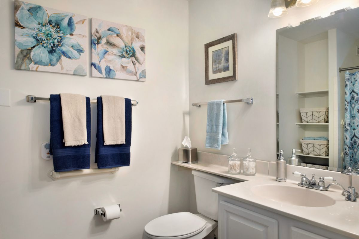 Model Bathroom, Sunrise of Woodcliff Lake